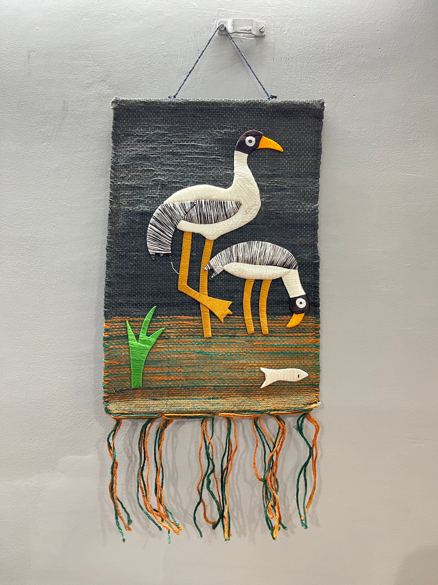 Woven Avian Pair