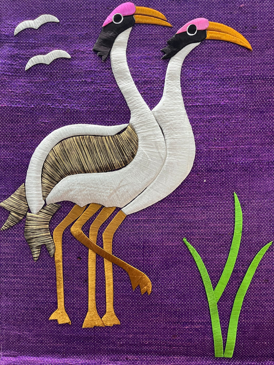 Elegant Cranes Tapestry